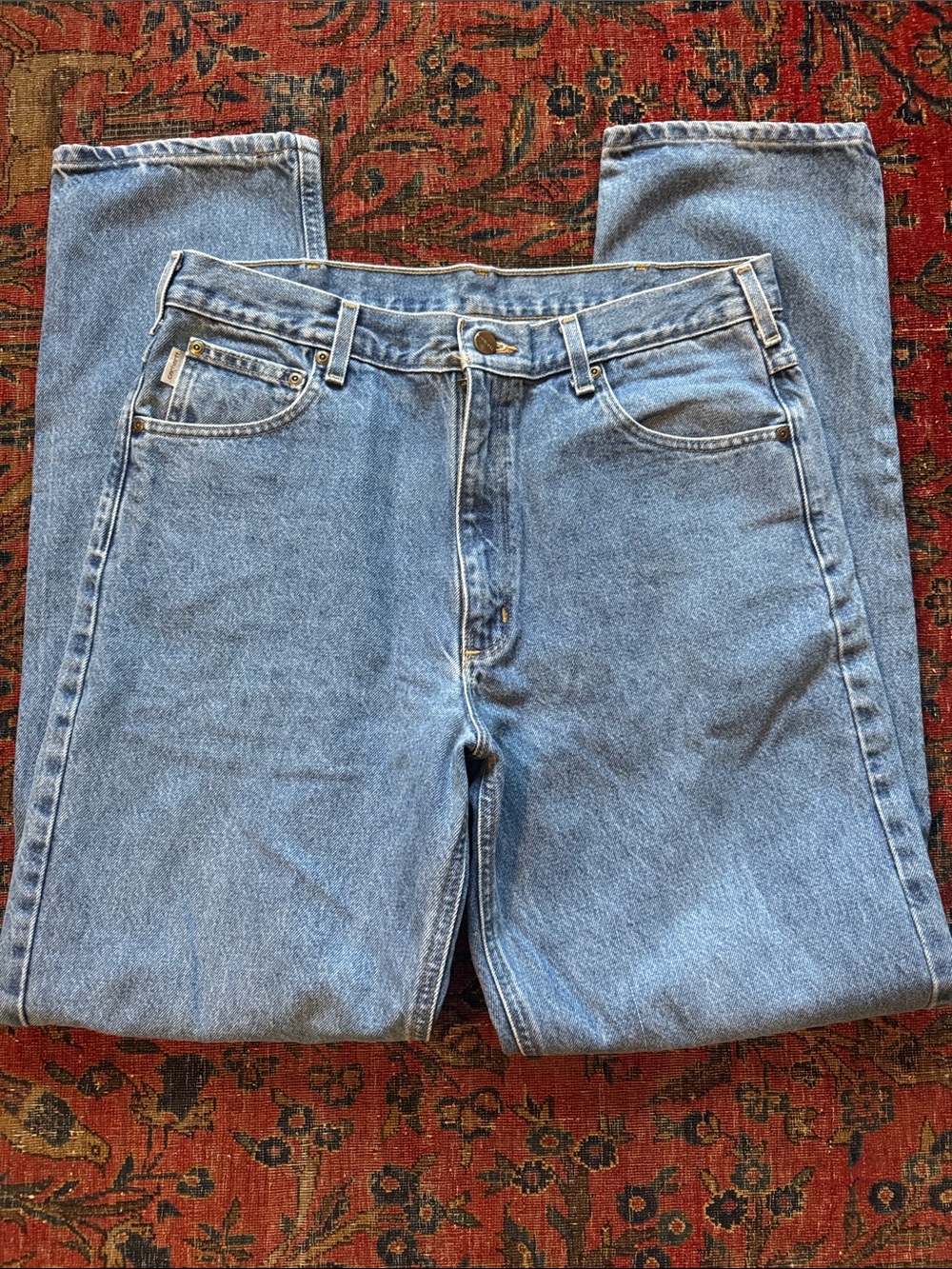 Carhartt Light Blue Relaxed Men’s Jeans